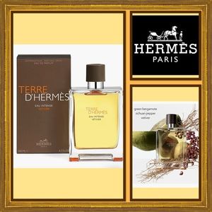 Hermes Men’s Cologne Terre D’Hermes Eau IntenseVetiver 6.76 oz